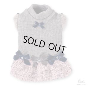 画像1: リボン　ファー　ワンピース