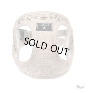 画像1: ソフトフェザーハーネス　　スタッズ（ブラウン）