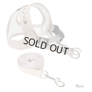 画像2: ソフトフェザーハーネス　　スタッズ（ブラウン）