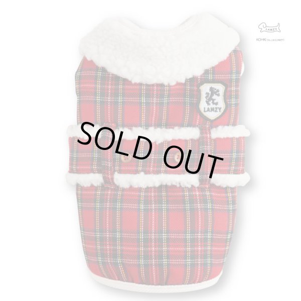 画像1: イージーチェック　コート　【レッド】 (1)