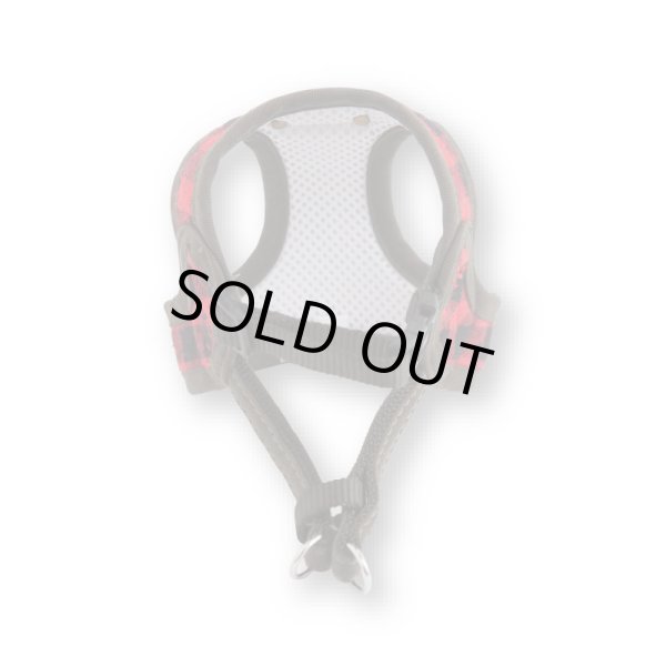 画像2: ソフトフェザーハーネス　チェック　スター【レッド】 (2)