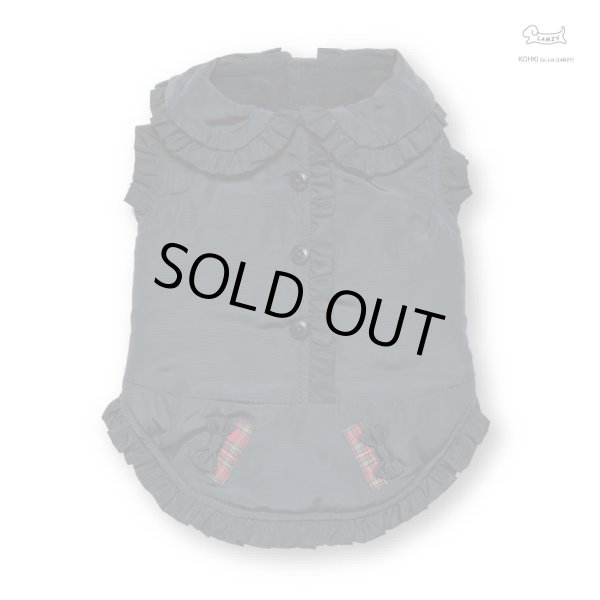 画像1: フリルチェックコート (1)