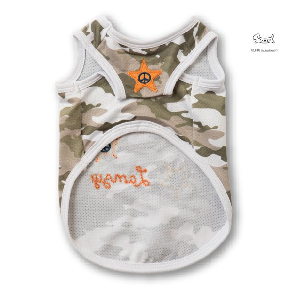 画像2: 迷彩スタッズタンク【迷彩柄】 (2)