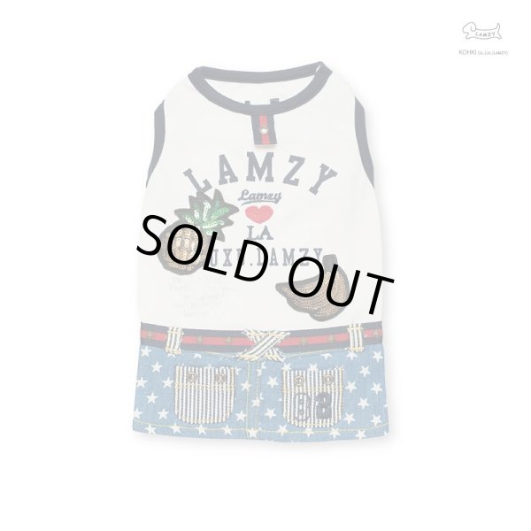 画像1: スポーティ　フルーツワンピース (1)