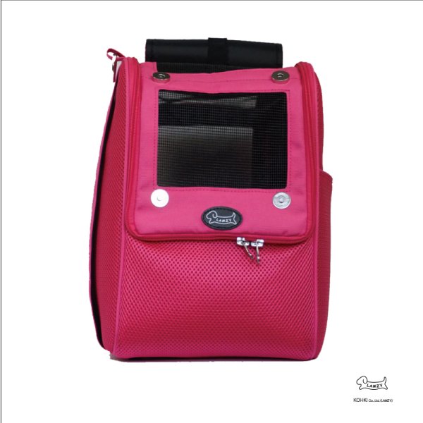 画像8: 軽量メッシュキャリー【ピンク】 (8)