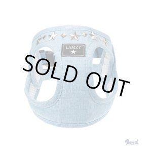 画像: ソフトフェザーハーネス　　スタッズ（ブルー）