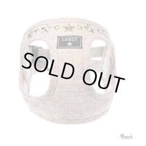 画像: ソフトフェザーハーネス スタッズ(ブラウン)