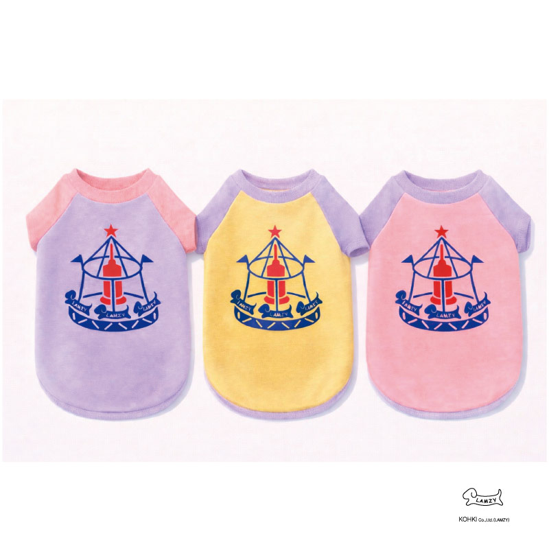 画像1: LAMZYしあわせおすそわけTシャツ (1)